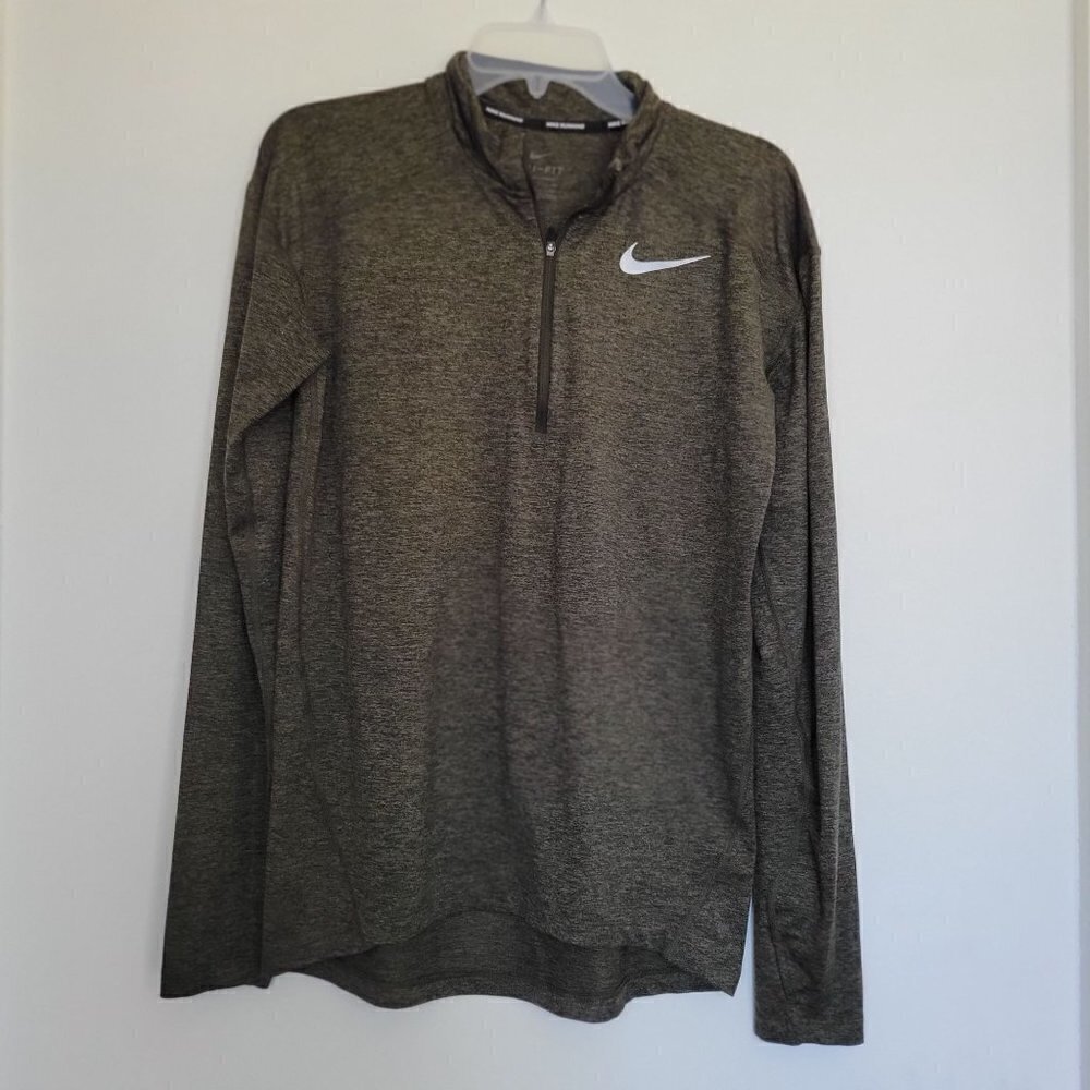 Nike Dry Fit Lightweight Pullover Quarter Zip Top Men Size Small